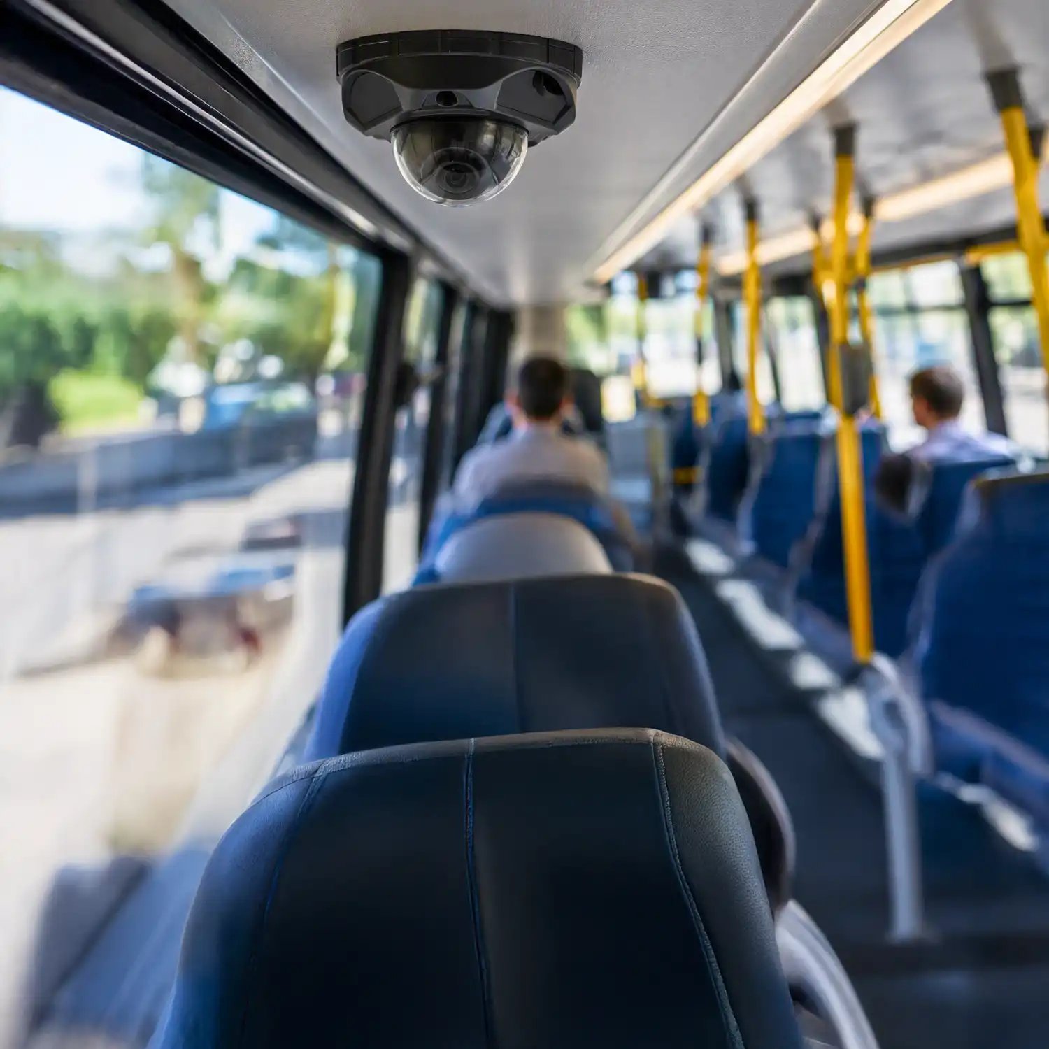 Câmera MVS dentro do ônibus